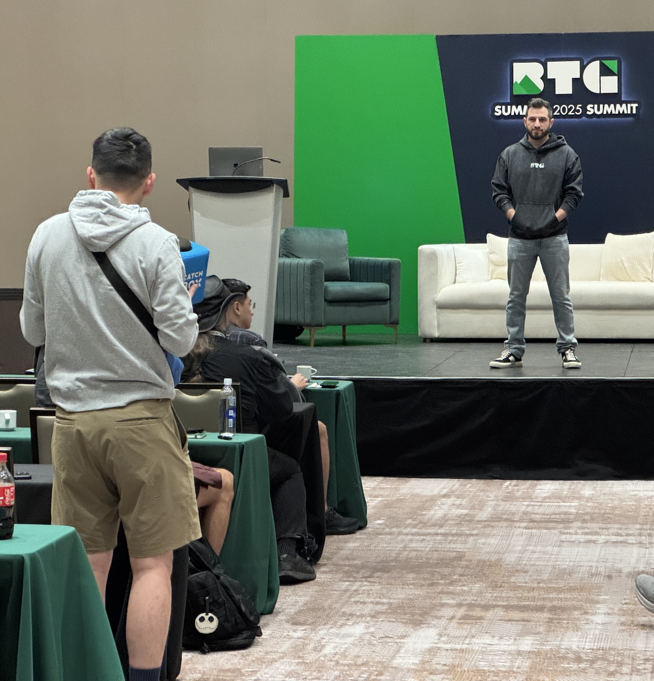 BTG Summit 2025 stage